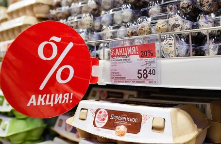 В России по итогам июля снова зафиксирована дефляция